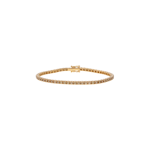 Accedi alla scheda di Bartorelli Italian Jewels BRACCIALE TENNIS IN ORO ROSA CON DIAMANTI BROWN - 417-P275