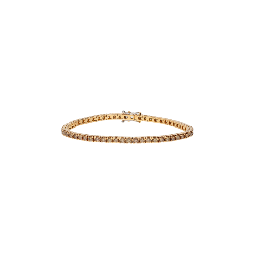 Accedi alla scheda di Bartorelli Italian Jewels BRACCIALE TENNIS IN ORO ROSA CON DIAMANTI BROWN - 329-PRE-G