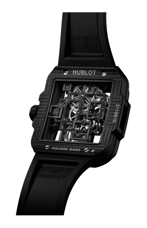 Accedi alla scheda di Hublot SQUARE BANG TOURBILLON 4-DAY POWER RESERVE 3D CARBON 42 MM - 805.QD.0170.RX