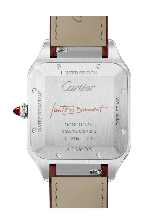 Accedi alla scheda di Cartier SANTOS-DUMONT MODELLO EXTRA-LARGE, PALTINO, MANUALE - LIMITED EDITION - WGSA0113