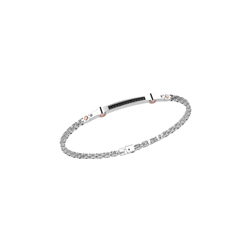Accedi alla scheda di Zancan BRACCIALE ZANCAN IN ORO BIANCO CON DIAMANTI - EB814BR