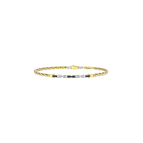 Accedi al prodotto correlato Zancan BRACCIALE ZANCAN IN ORO GIALLO 18KT CON DIAMANTI BIANCHI E DIAMANTI NERI - UB127GB