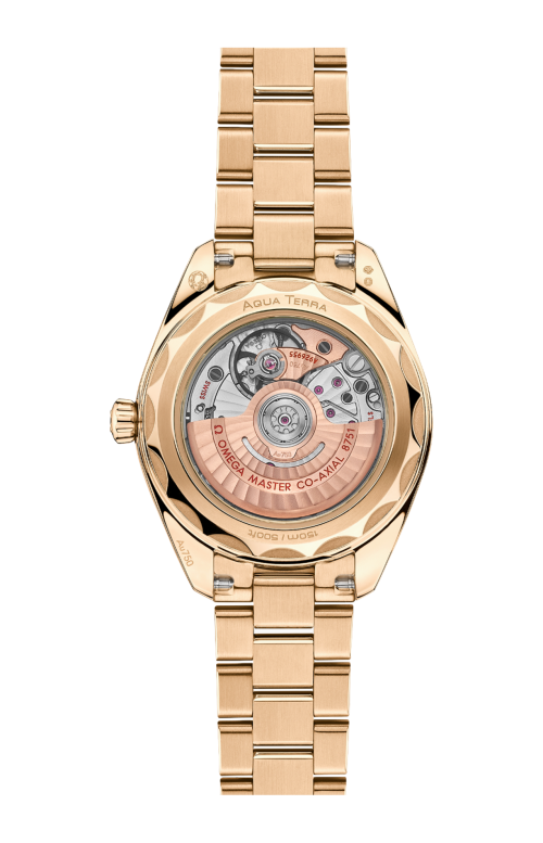 Accedi alla scheda di Omega SEAMASTER AQUA TERRA 150M 30 MM, ORO MOONSHINE&trade;  SU ORO MOONSHINE&trade; - 220.55.30.20.55.001