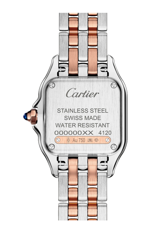 Accedi al prodotto correlato Cartier PANTH&Egrave;RE DE CARTIER MODELLO PICCOLO, ORO ROSA, ACCIAIO E DIAMANTI, QUARZO - W3PN0014