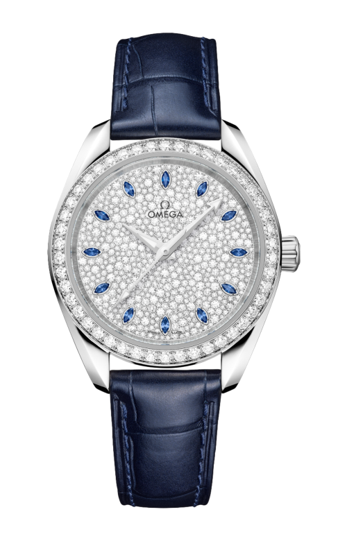 Accedi alla scheda di Omega SEAMASTER AQUA TERRA 150M 34 MM, ORO CANOPUS GOLD&trade; SU PELLE - 220.58.34.20.99.007