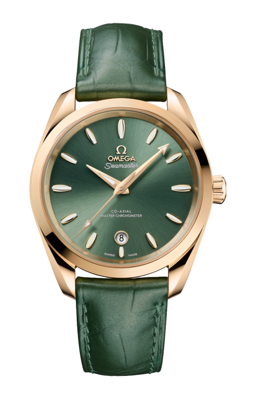 Accedi alla scheda di Omega SEAMASTER AQUA TERRA SHADES 38 MM, ORO MOONSHINE&trade; SU PELLE - 220.53.38.20.10.001