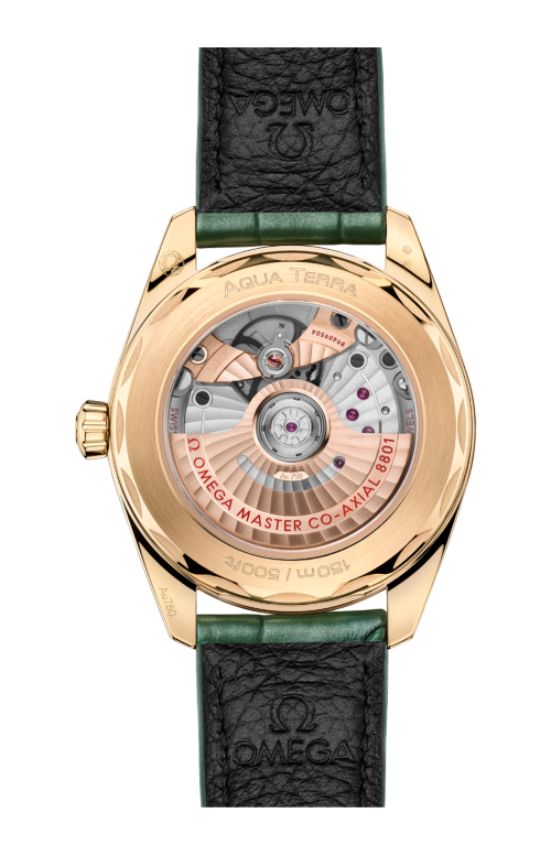 Accedi alla scheda di Omega SEAMASTER AQUA TERRA SHADES 38 MM, ORO MOONSHINE&trade; SU PELLE - 220.53.38.20.10.001