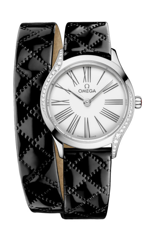 Accedi alla scheda di Omega DE VILLE MINI TR&Eacute;SOR 26 MM, ACCIAIO SU PELLE - 428.17.26.60.04.007