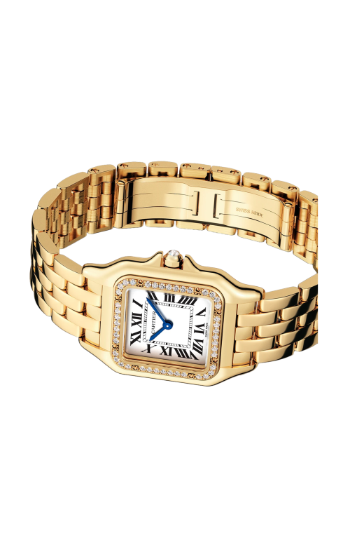 Accedi al prodotto correlato Cartier PANTH&Egrave;RE DE CARTIER MODELLO MEDIO, ORO GIALLO E DIAMANTI, QUARZO - WJPN0085