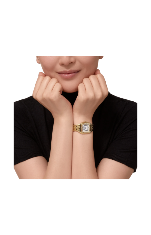 Accedi al prodotto correlato Cartier PANTH&Egrave;RE DE CARTIER MODELLO MEDIO, ORO GIALLO E DIAMANTI, QUARZO - WJPN0085