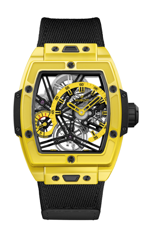 Accedi alla scheda di Hublot SPIRIT OF BIG BANG TOURBILLON 5-DAY POWER RESERVE YELLOW MAGIC 42 MM - LIMITED EDITION - 645.CY.4723.NR