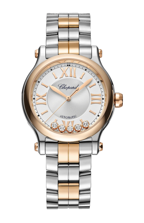 Accedi alla scheda di Chopard HAPPY SPORT 33 MM, AUTOMATICO, ORO ROSA ETICO, LUCENT STEEL&trade;, DIAMANTI - 278608