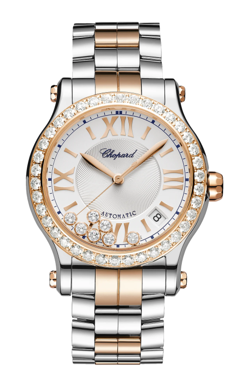 Accedi alla scheda di Chopard HAPPY SPORT 36 MM, AUTOMATICO, ORO ROSA ETICO, LUCENT STEEL&trade;, DIAMANTI - 278559