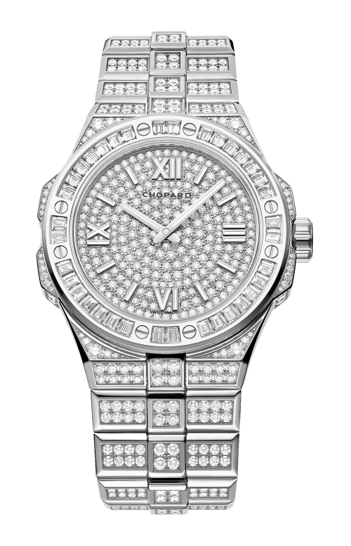 Accedi alla scheda di Chopard ALPINE EAGLE 41 MM, AUTOMATICO, ORO BIANCO ETICO, DIAMANTI - 295363