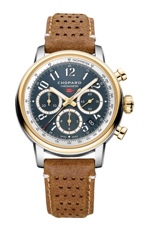 Accedi alla scheda di Chopard MILLE MIGLIA CLASSIC CHRONOGRAPH 40,5 MM, AUTOMATICO, ORO GIALLO ETICO, LUCENT STEEL&trade; - 168619