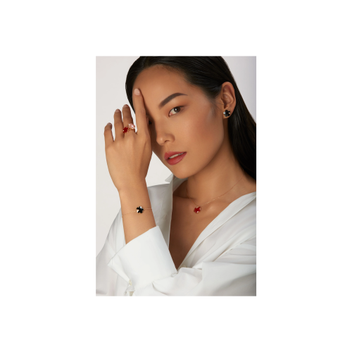 Accedi alla scheda di Pasquale Bruni ORECCHINI PETIT JOLI IN ORO ROSA CON ONICE E DIAMANTI - 16112R