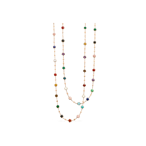 Accedi alla scheda di Pasquale Bruni SAUTOIR FIGLIA DEI FIORI IN ORO ROSA CON AGATA VERDE, CORNIOLA ROSSA, ONICE, PIETRA DI LUNA BIANCA, CALCEDONIO ROSA, CITRINO, AMETISTA, TOPAZIO BLU LONDON, QUARZO FUM&Eacute;, TOPAZIO BLU, LAPISLAZZULI, CRISOPRASIO, GRANATO ROSSO, TURCHESE, AGATA BIANCA, CALCEDONIO AZZURRO E DIAMANTI - 16705R