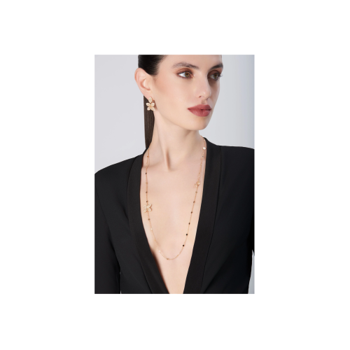 Accedi al prodotto correlato Pasquale Bruni COLLANA GIARDINI SEGRETI OPERA IN ORO ROSA CON DIAMANTI BIANCHI E CHAMPAGNE - 16711R