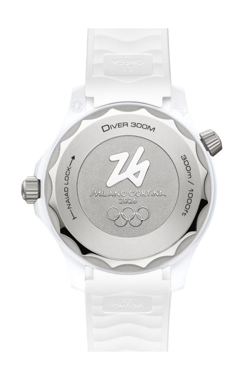 Accedi alla scheda di Omega SEAMASTER DIVER 300M 43,5 MM, CERAMICA BIANCA - TITANIO SU CAUCCI&Ugrave; - 522.92.44.20.04.001