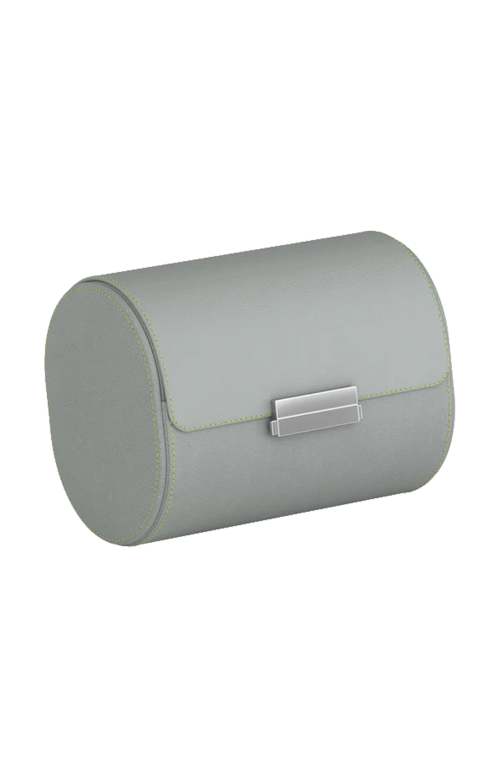 Accedi alla scheda di Scatola Del Tempo POCHETTE 2 ASTUCCIO PER OROLOGI IN PELLE GRIGIO PERLA/VERDE ANICE