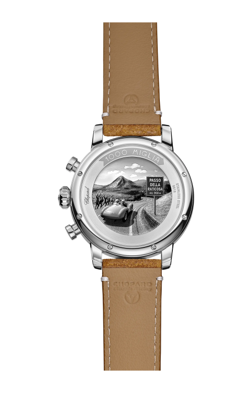 Accedi alla scheda di Chopard MILLE MIGLIA CLASSIC CHRONOGRAPH RATICOSA 40,5 MM, AUTOMATICO, LUCENT STEEL&trade; - 168619-3020