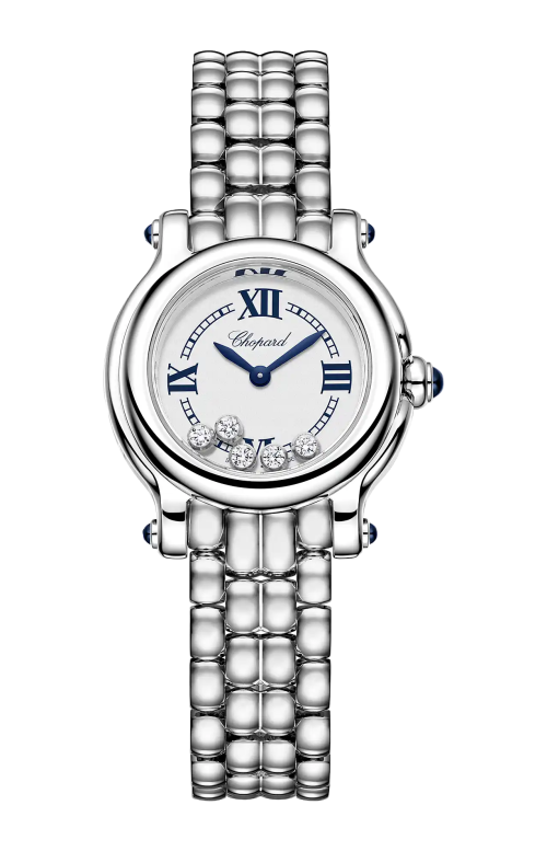Accedi al prodotto correlato Chopard HAPPY SPORT THE FIRST 26 MM, QUARZO, LUCENT STEEL&trade;, DIAMANTI - 278633-3001