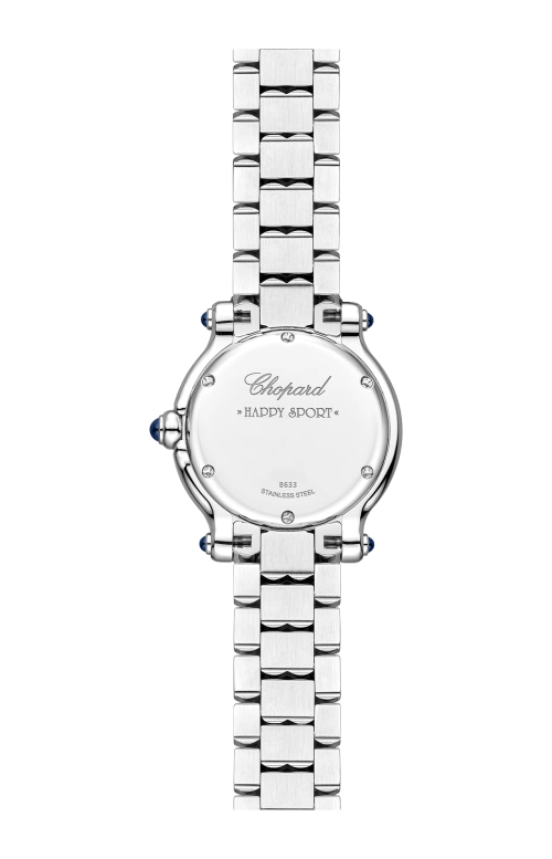 Accedi alla scheda di Chopard HAPPY SPORT THE FIRST 26 MM, LUCENT STEEL&trade;, DIAMANTI, QUARZO - 278633-3002