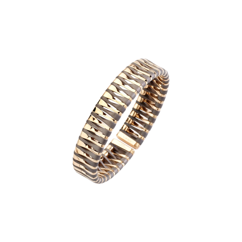 Accedi alla scheda di Vhernier BRACCIALE COUCHER DU SOLEIL ENDLESS IN ORO ROSA E TITANIO - T01826BR102