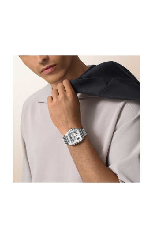 Accedi al prodotto correlato Cartier SANTOS DE CARTIER MODELLO GRANDE, ACCIAIO, AUTOMATICO - WSSA0083