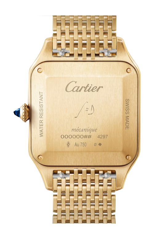 Accedi alla scheda di Cartier SANTOS-DUMONT MODELLO GRANDE, ORO GIALLO, MANUALE - WGSA0122
