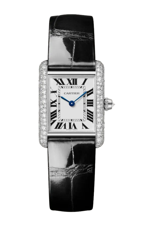 Accedi alla scheda di Cartier TANK LOUISE CARTIER MODELLO PICCOLO, ORO BIANCO, DIAMANTI, QUARZO - WJTA0079