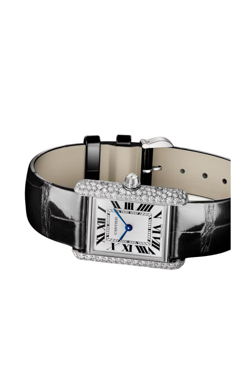 Accedi alla scheda di Cartier TANK LOUISE CARTIER MODELLO PICCOLO, ORO BIANCO, DIAMANTI, QUARZO - WJTA0079