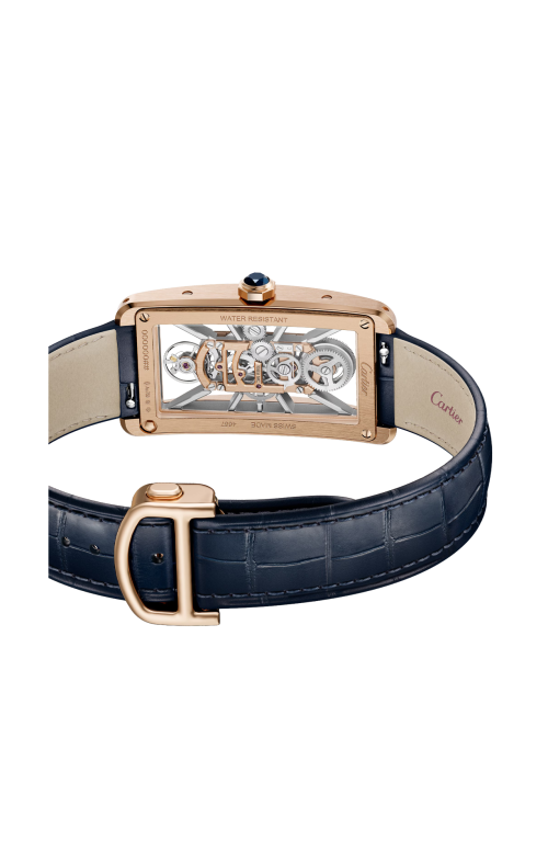 Accedi alla scheda di Cartier TANK AM&Eacute;RICAINE SCHELETRATO MODELLO GRANDE, ORO ROSA, MANUALE - WHTA0040