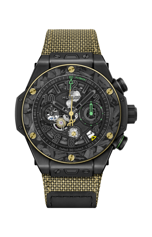 Accedi alla scheda di Hublot BIG BANG RELOADED USAIN BOLT CERAMIC CARBON 44 MM - LIMITED EDITION - 421.CQ.1140.NR.USB26