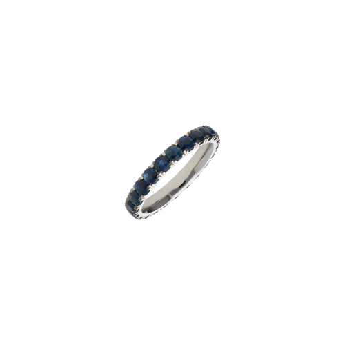 Accedi alla scheda di Bartorelli Italian Jewels ANELLO VERETTA IN ORO BIANCO CON ZAFFIRI BLU - 093-R8