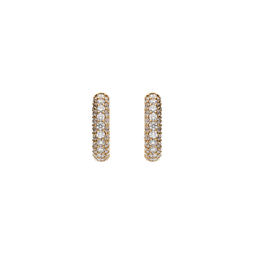 Accedi alla scheda di Bartorelli Italian Jewels ORECCHINI A CERCHIO PICCOLO IN ORO ROSA E PAV&Eacute; DI DIAMANTI - 234-6356