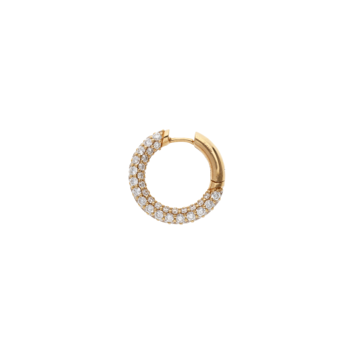 Accedi alla scheda di Bartorelli Italian Jewels ORECCHINI A CERCHIO PICCOLO IN ORO ROSA E PAV&Eacute; DI DIAMANTI - 234-6356