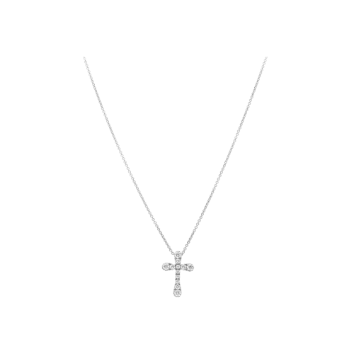 Accedi alla scheda di Bartorelli Italian Jewels COLLANA GIROCOLLO IN ORO BIANCO CON PENDENTE CROCE IN PAV&Eacute; DI DIAMANTI - 212-L420