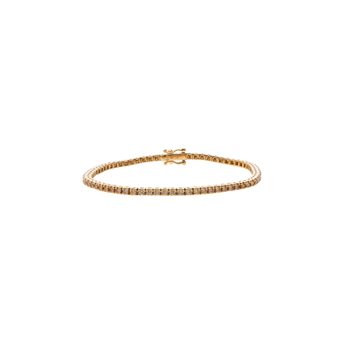 Accedi alla scheda di Bartorelli Italian Jewels BRACCIALE TENNIS IN ORO ROSA E DIAMANTI BROWN - 417-Q220