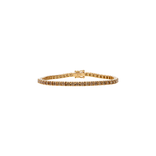 Accedi alla scheda di Bartorelli Italian Jewels BRACCIALE TENNIS IN ORO ROSA E DIAMANTI BROWN - 417-P315