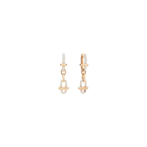 Accedi al prodotto correlato Pomellato ORECCHINI ICONICA IN ORO ROSA E PAV&Eacute; DI DIAMANTI - POC5061O7WHRDB000