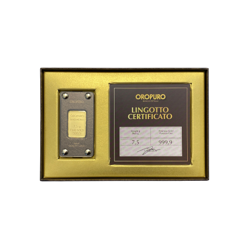 Accedi alla scheda di Bartorelli Italian Jewels BLISTER 1 LINGOTTO ORO 999,9 (24 CARATI) DA 7,5 GR. - LGR75