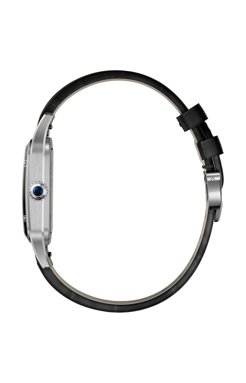 Accedi alla scheda di Cartier SANTOS-DUMONT SCHELETRATO CON MICROROTORE MODELLO GRANDE, AUTOMATICO, ACCIAIO - WHSA0044