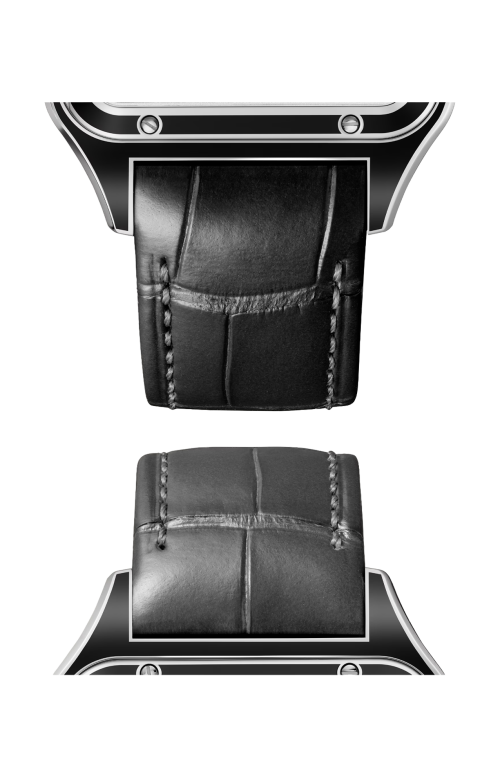 Accedi alla scheda di Cartier SANTOS-DUMONT SCHELETRATO CON MICROROTORE MODELLO GRANDE, AUTOMATICO, ACCIAIO - WHSA0044
