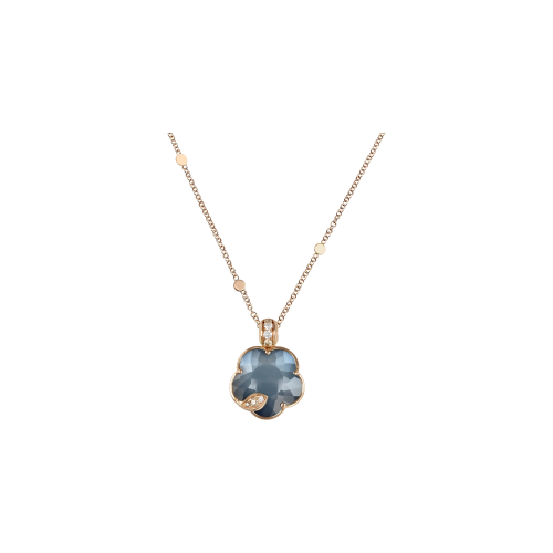 Accedi alla scheda di Pasquale Bruni COLLANA PETIT JOLI LUNAIRE IN ORO ROSA CON DOPPIETTA DI ONICE E PIETRA DI LUNA BIANCA E DIAMANTI - 16596R