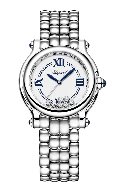 Accedi alla scheda di Chopard HAPPY SPORT THE FIRST 33, QUARZO, LUCENT STEEL&trade;, DIAMANTI - 278640-3001