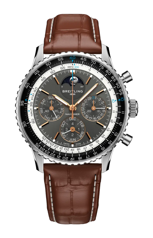 Accedi alla scheda di Breitling NAVITIMER B19 CHRONOGRAPH 43 PERPETUAL CALENDAR - PB1921251B1P1