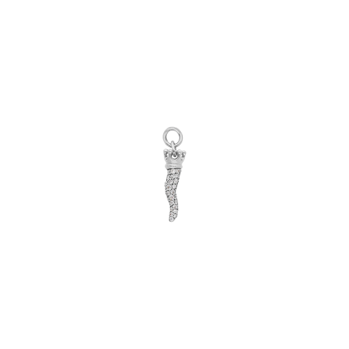 Accedi alla scheda di Bartorelli Italian Jewels CIONDOLO CORNETTO IN ORO BIANCO CON PAV&Eacute; DI DIAMANTI - 235642
