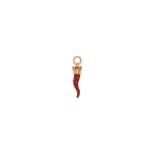 Accedi al prodotto correlato Bartorelli Italian Jewels CIONDOLO CORNETTO IN ORO ROSA CON PAV&Eacute; DI RUBINI - 235637