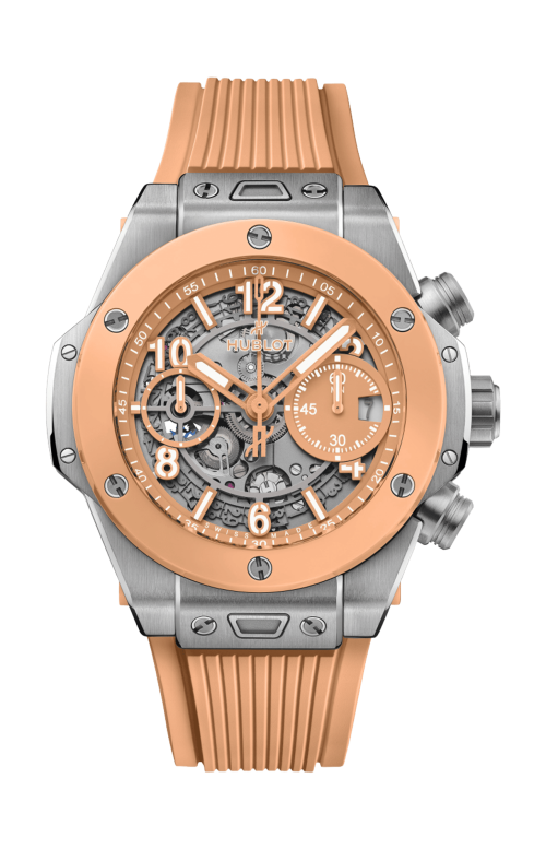 Accedi al prodotto correlato Hublot BIG BANG TITANIUM PEACH CERAMIC 42 MM - 441.NCU.5920.RX